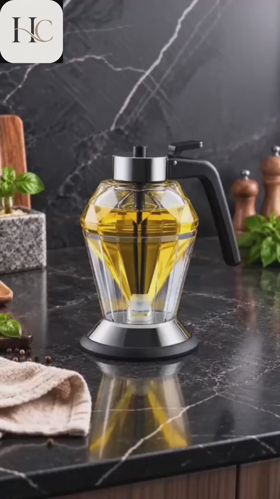 Crystal Diamond Glass Dispenser