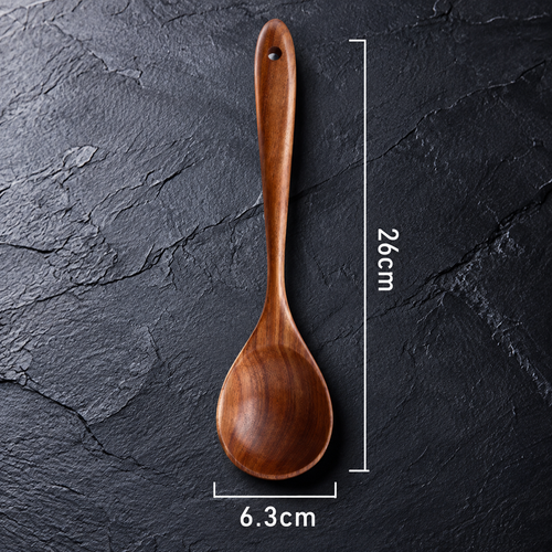 4-Piece Teak Wood Cooking Utensil Set