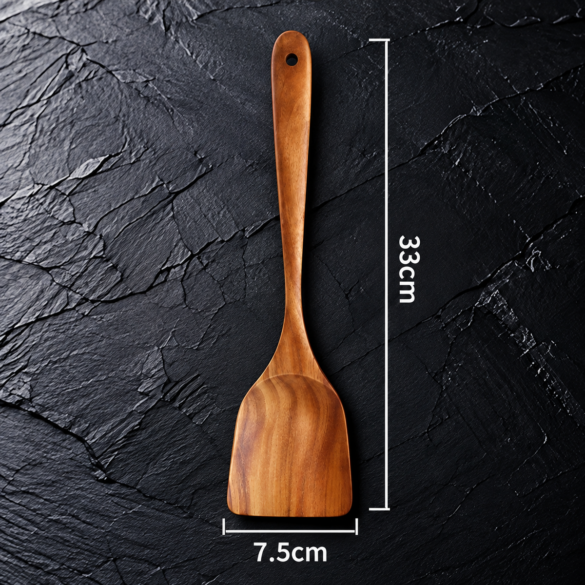 4-Piece Teak Wood Cooking Utensil Set
